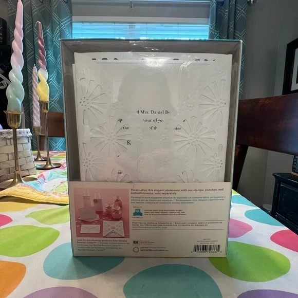 Elegant cosmos garden Invitation Set 48 Pieces - Picture 3 of 3